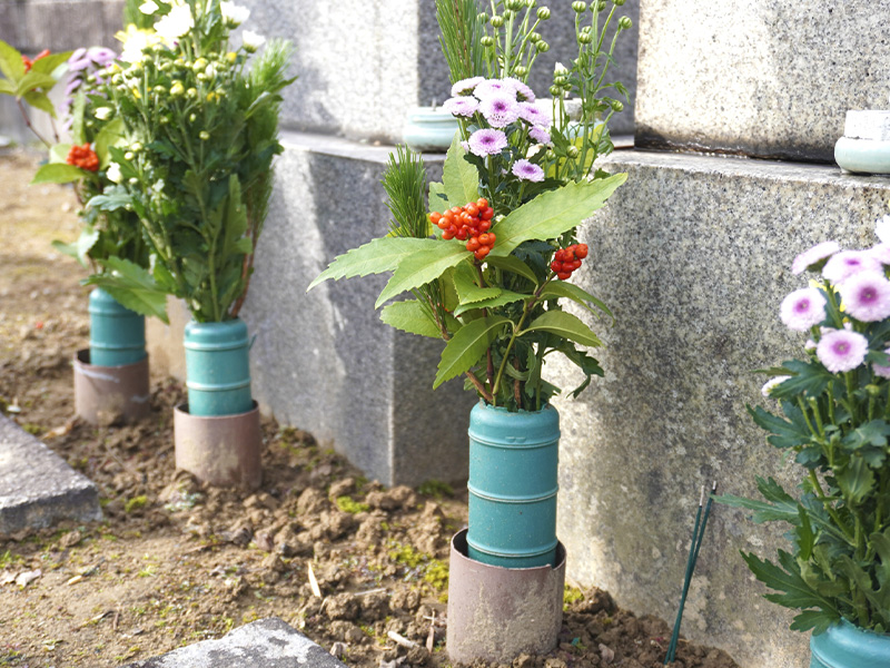 花筒・花立交換